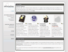 Tablet Screenshot of infiniteline.com